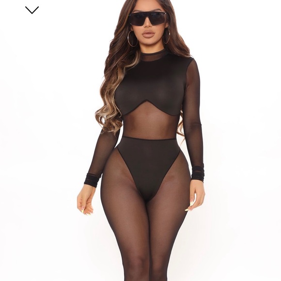 Fashion Nova Pants - COPY - Mesh fashion nova jumpsuit